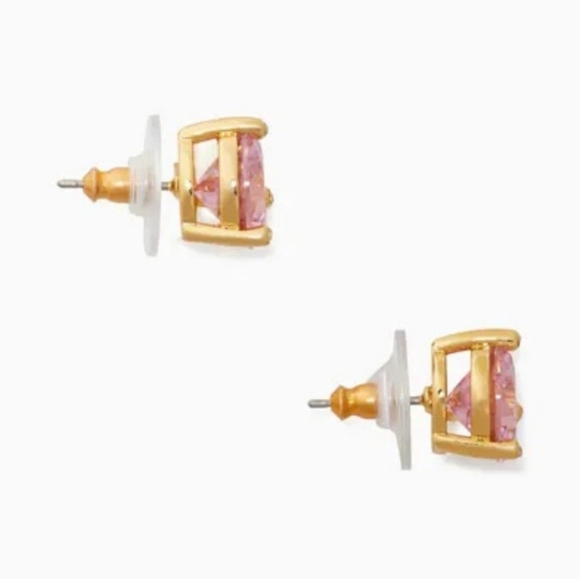SOLD Kate Spade Rise and Shine Blush Studs - Picture 2 of 4